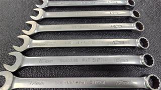 Snap-on 10pc Metric Flank Drive Plus Combination Wrench Set